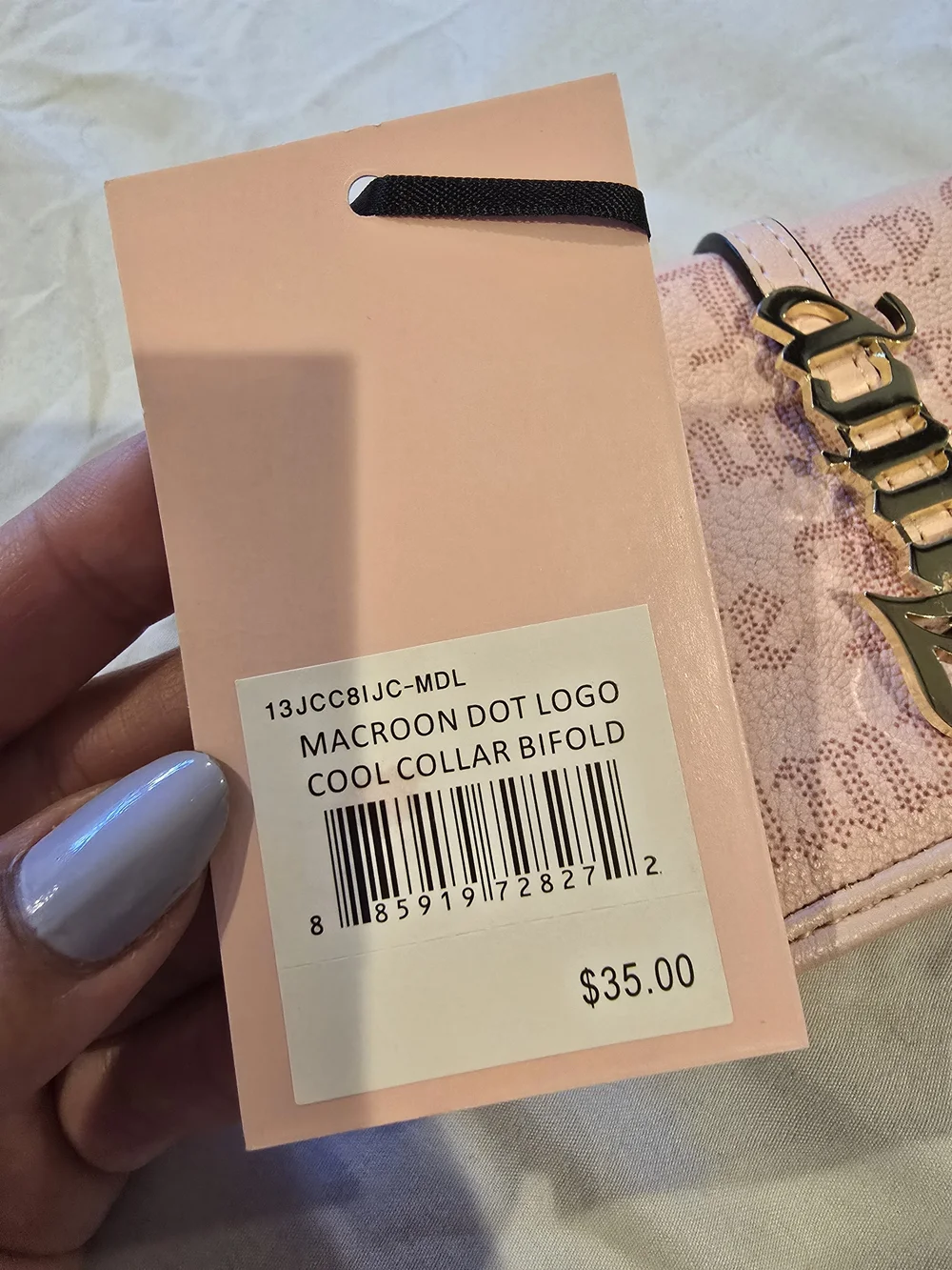Juicy Couture Pink Logo Accent Wallet